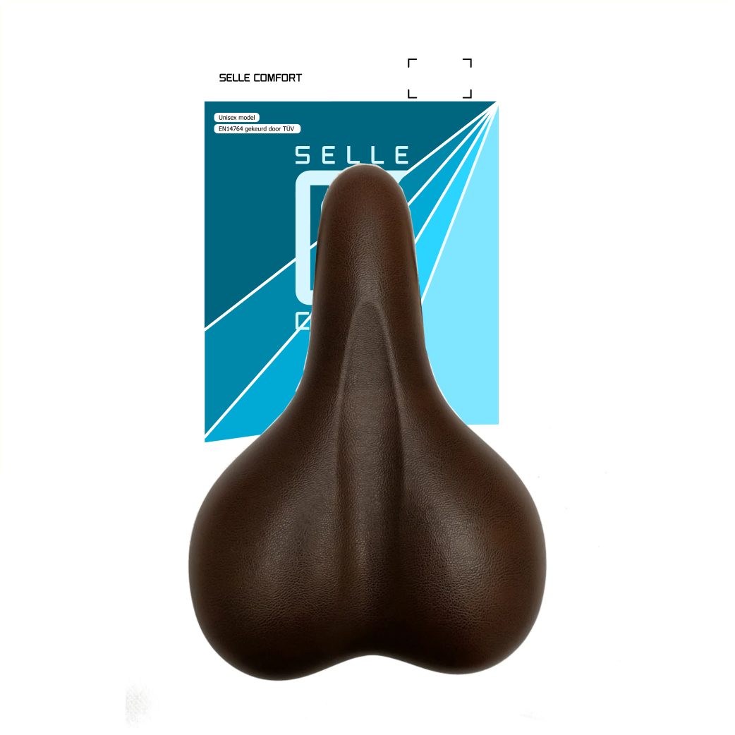 Selle Comfort saddle brown gel, without saddle strap