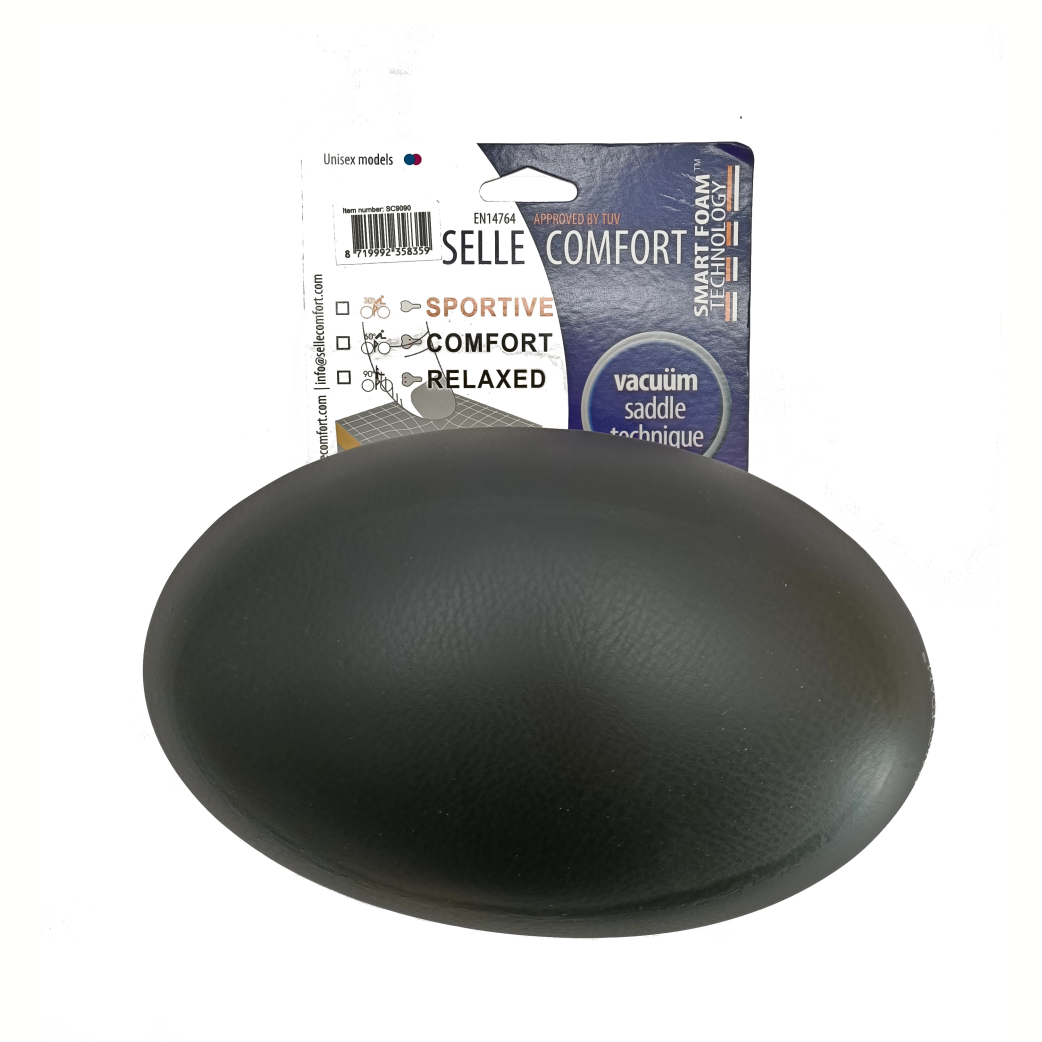 Selle Comfort saddle Skirt with Smart Foam technology. Black, without saddle strap