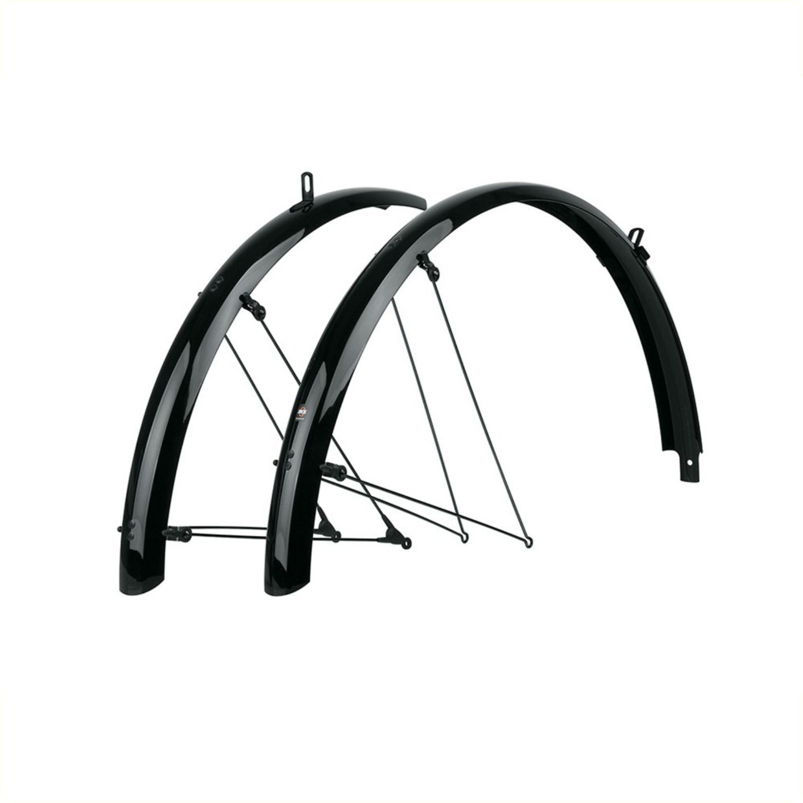 SKS bleumels basic 45mm mudguard set, black