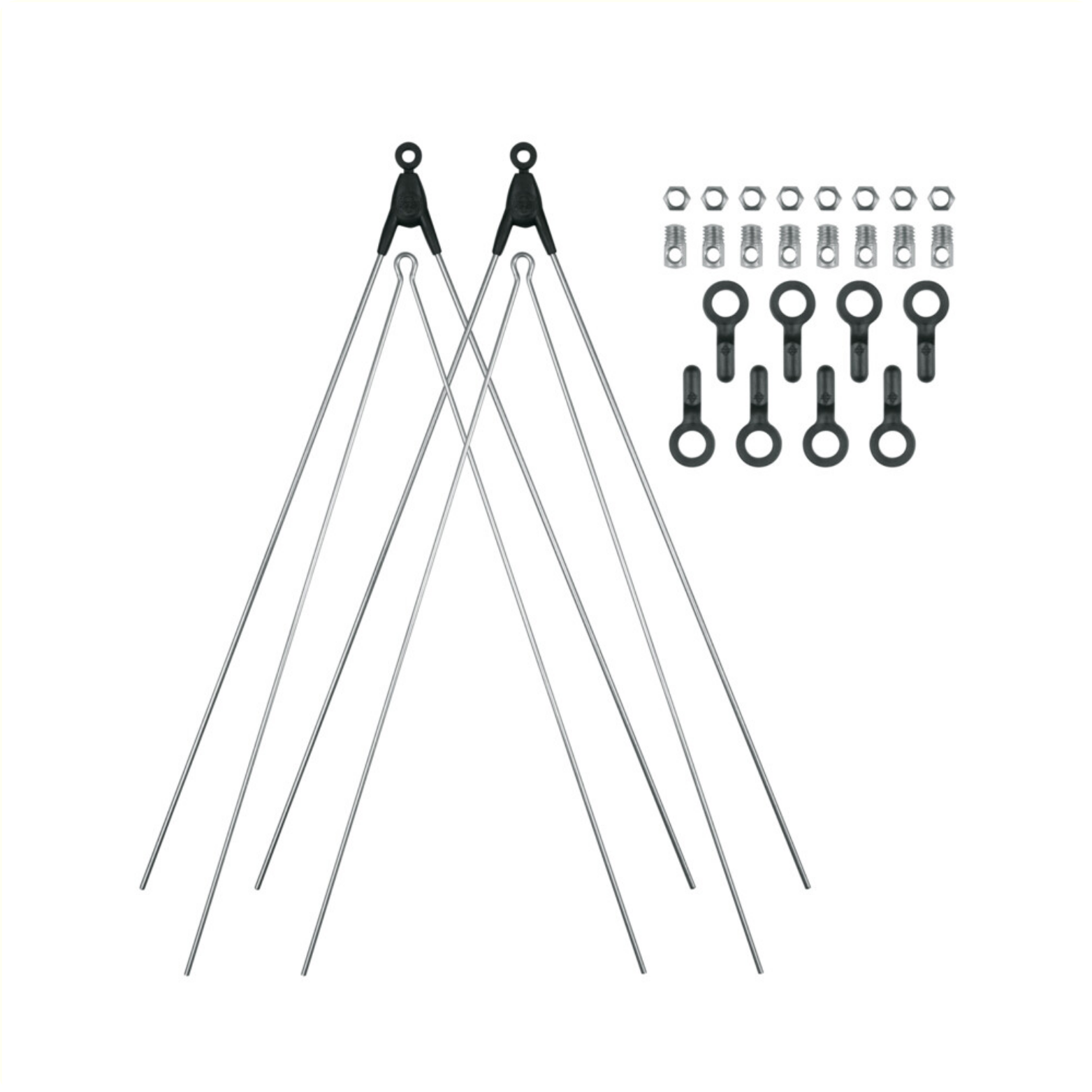 SKS fender stays basic silver