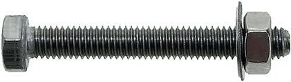 Front fork crown bolt m5x45 incl. nut. Per 10
