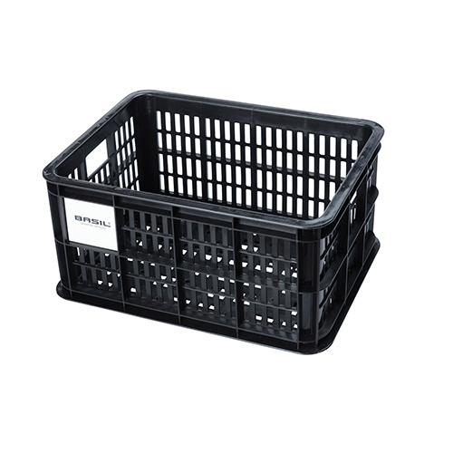 Basil bicycle crate S 17.5L Black