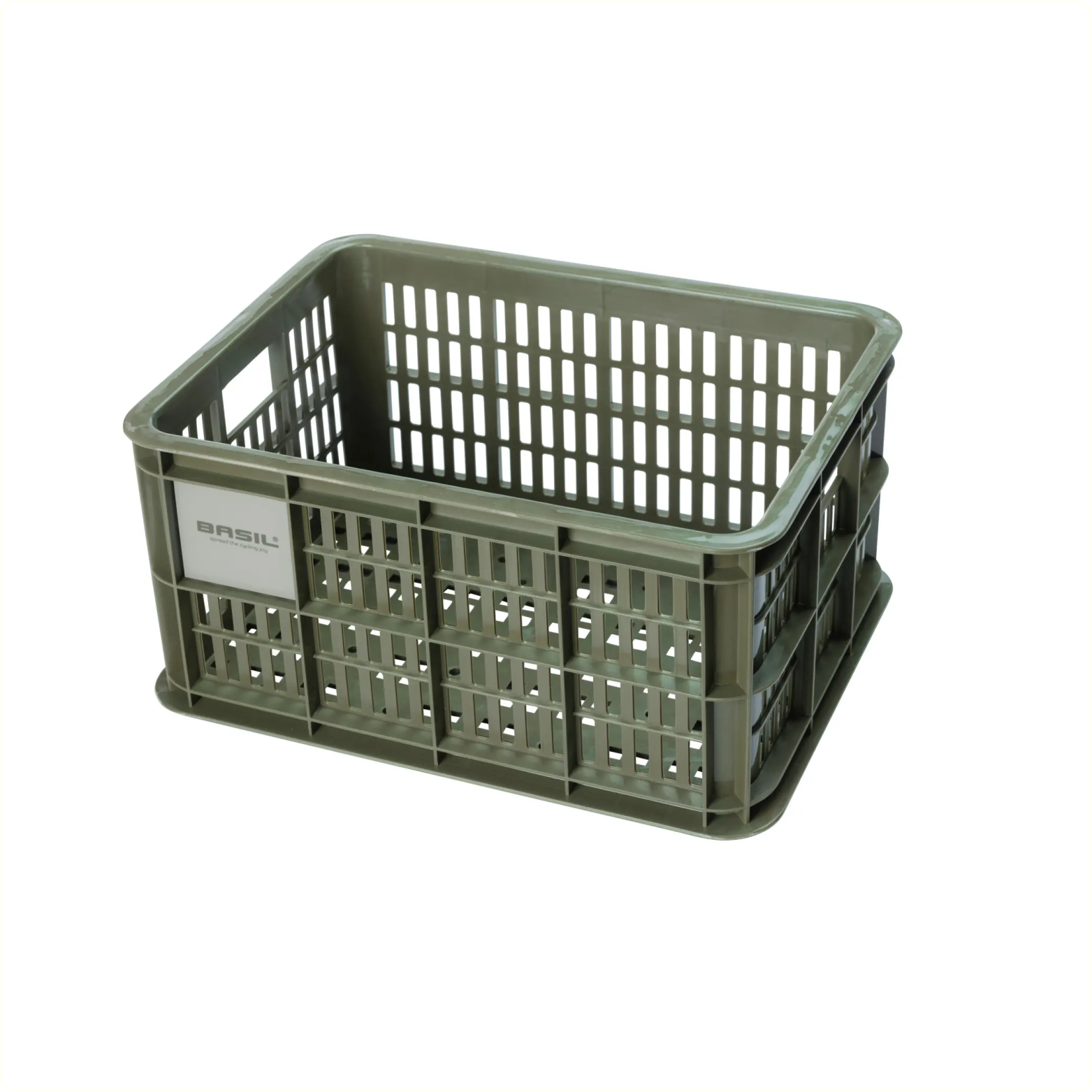 Basil bicycle crate S 17.5L Green
