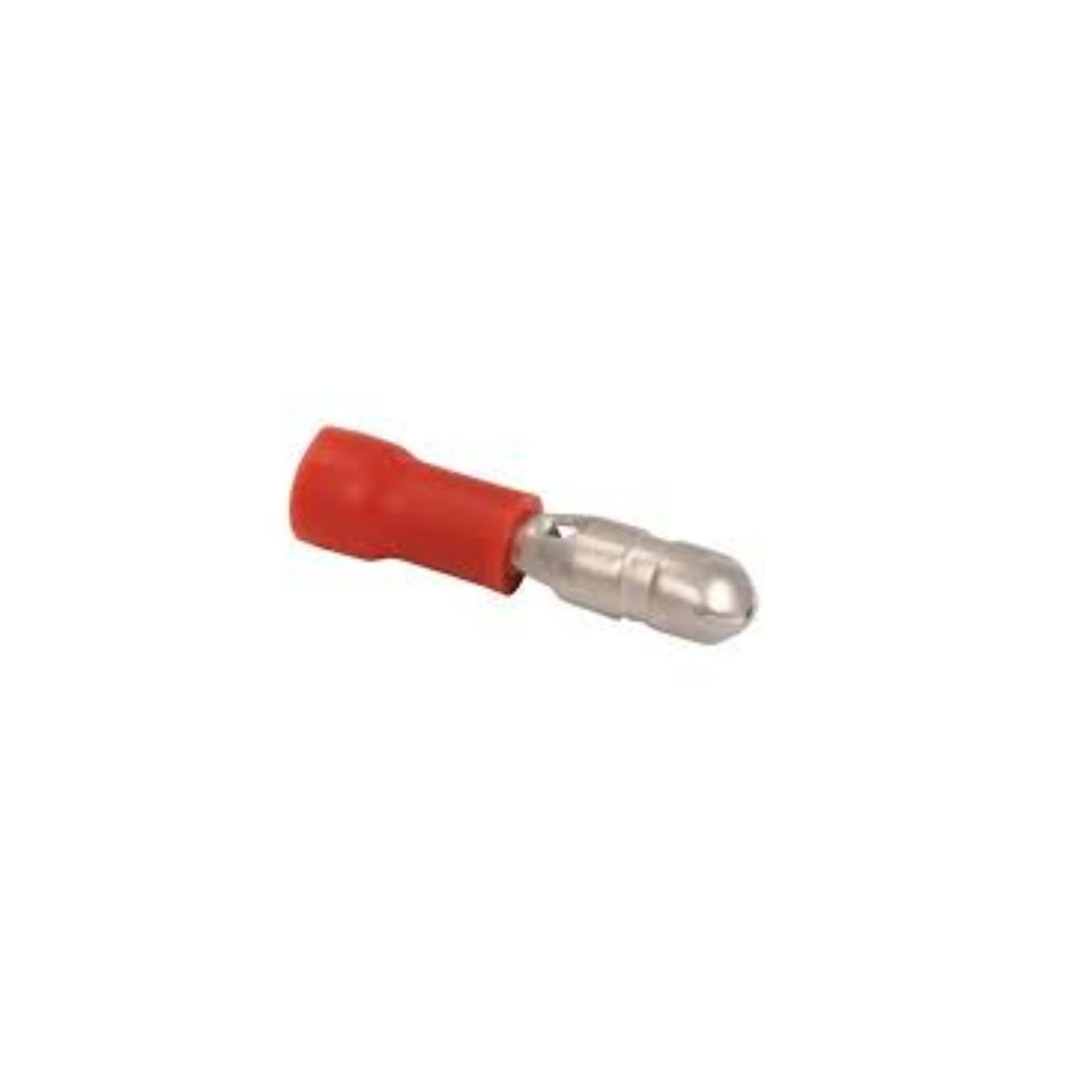 Cable lug round, male, 4mm. Per 25