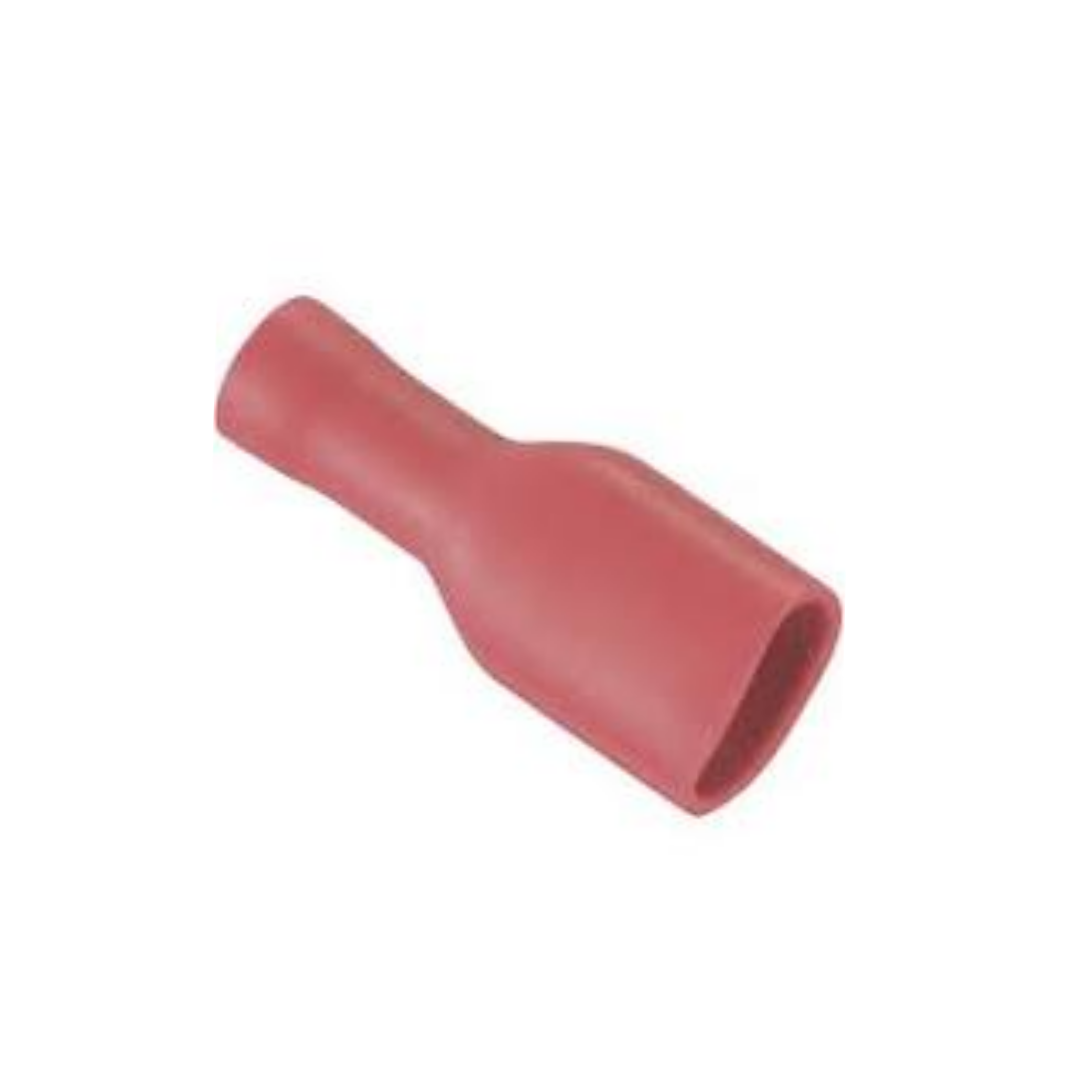 Cable lug flat, female 6.3mm. completely isolated. Per 25