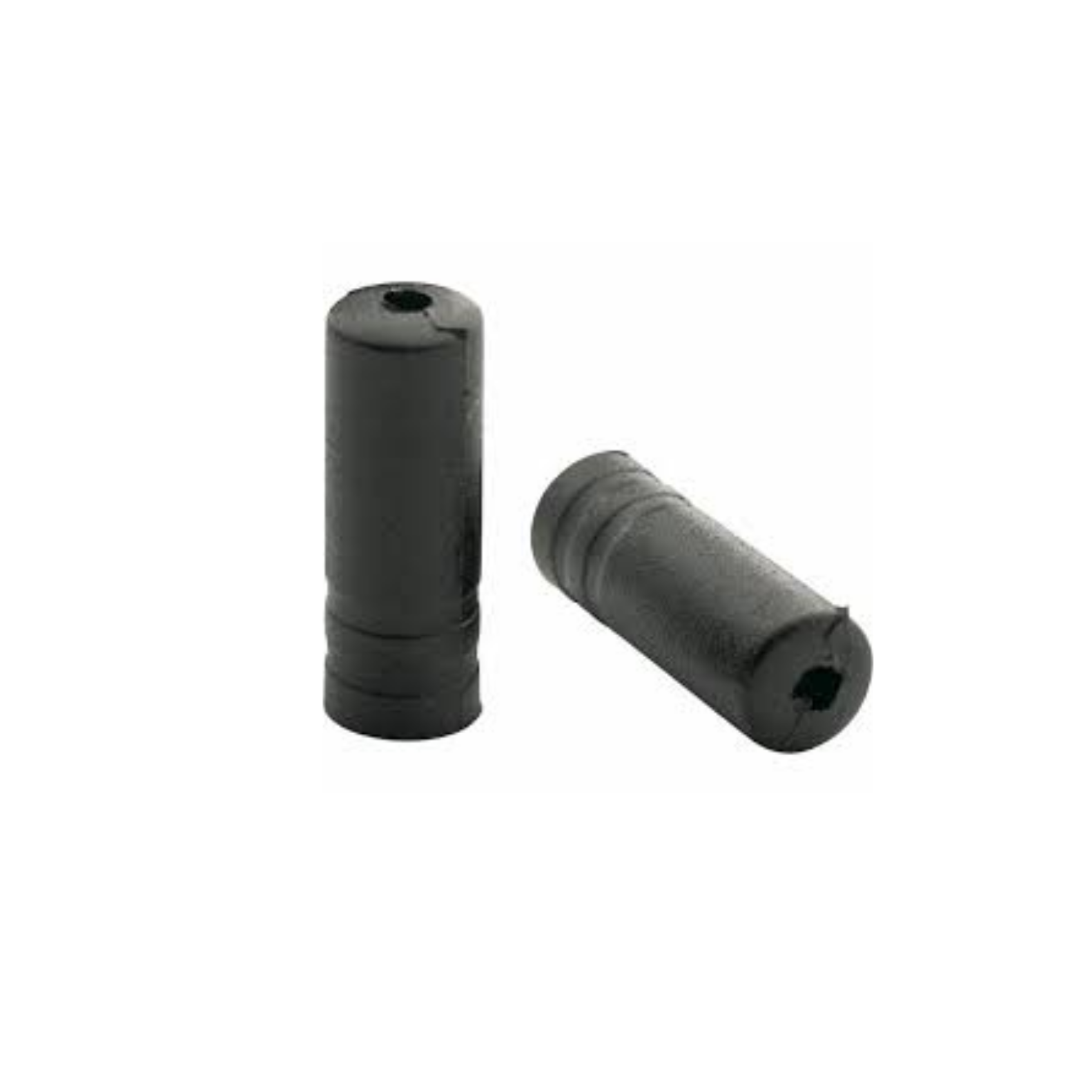 cable cap 4.1mm black PVC, per piece