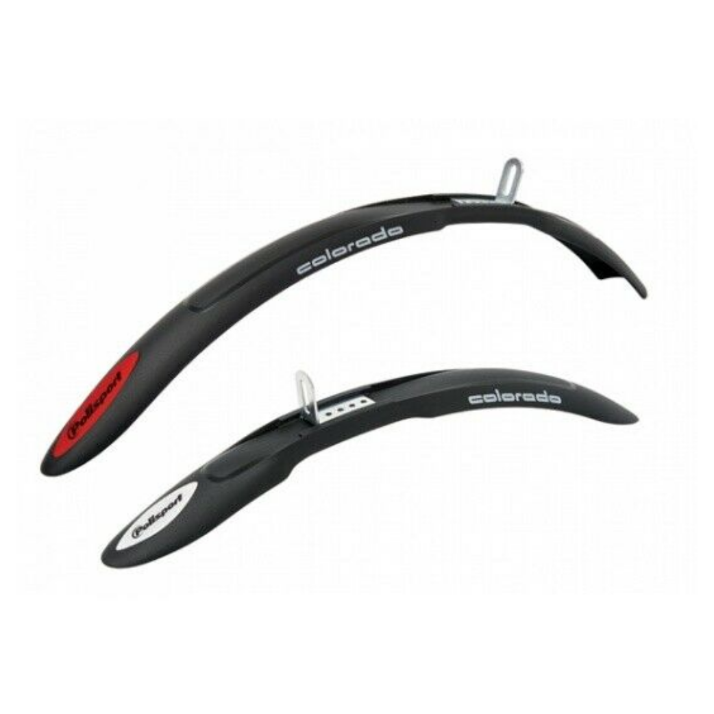 Mudguards set Colorado 26". Front and rear. black