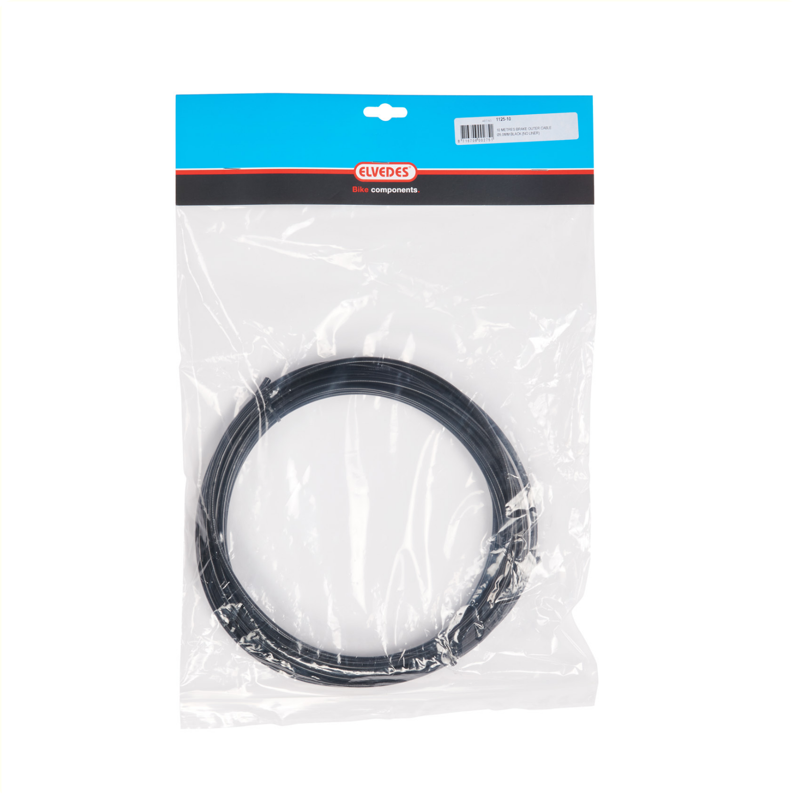 Elvedes outer cable black without liner 5.5 mm 10 meters on roll (brake).