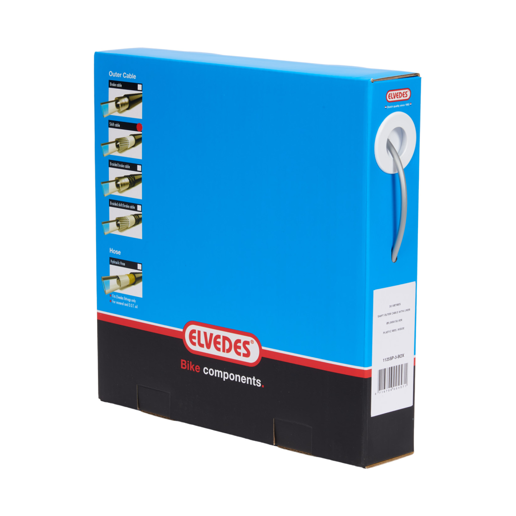 Elvedes outer cable gear 30 meters 5mm silver