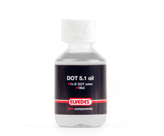 Elvedes DOT 5.1 oil for all DOT braking systems. Bottle 100ml