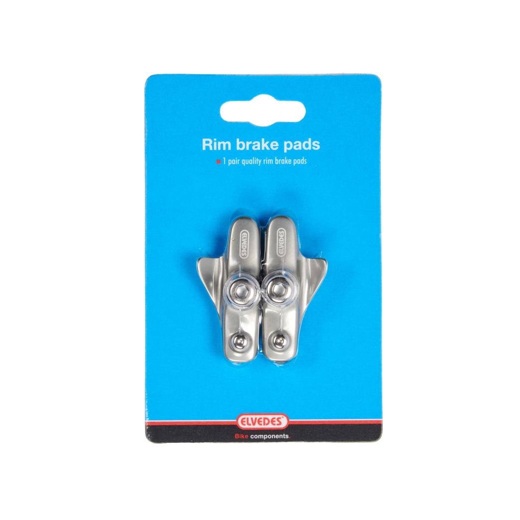 Elvedes racing brake pads for Shimano racing rim brakes 55mm. With aluminum cartridge. by pair