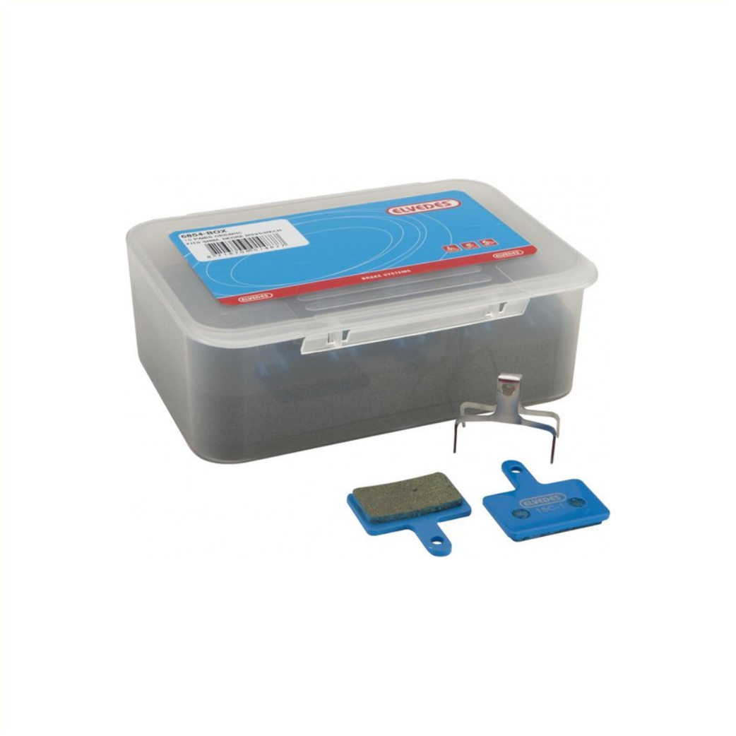 Organic Elvedes disc brake pads for, among other things: Shimano BR-M375 per 10 pairs