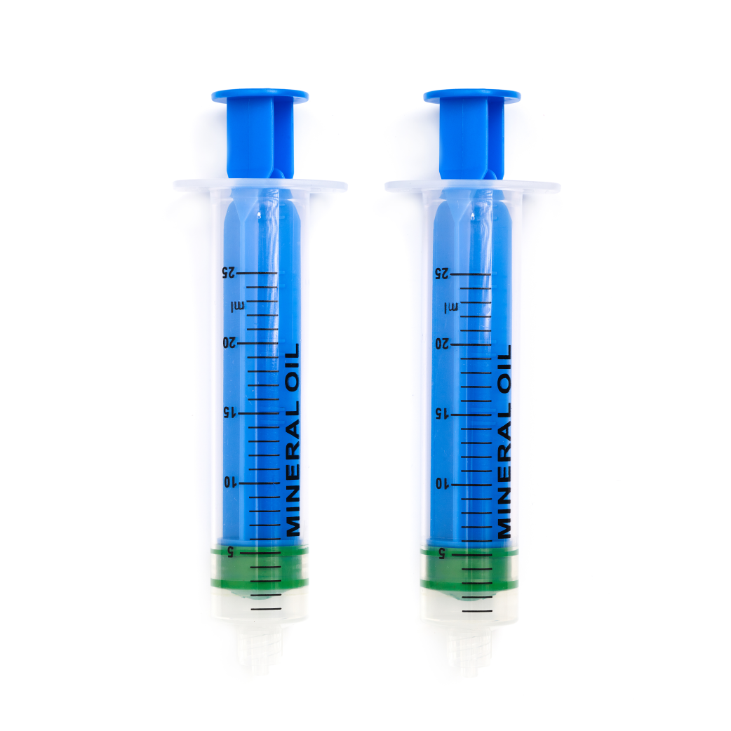 Elvedes Entlüftungsspritzen für Mineralöl.