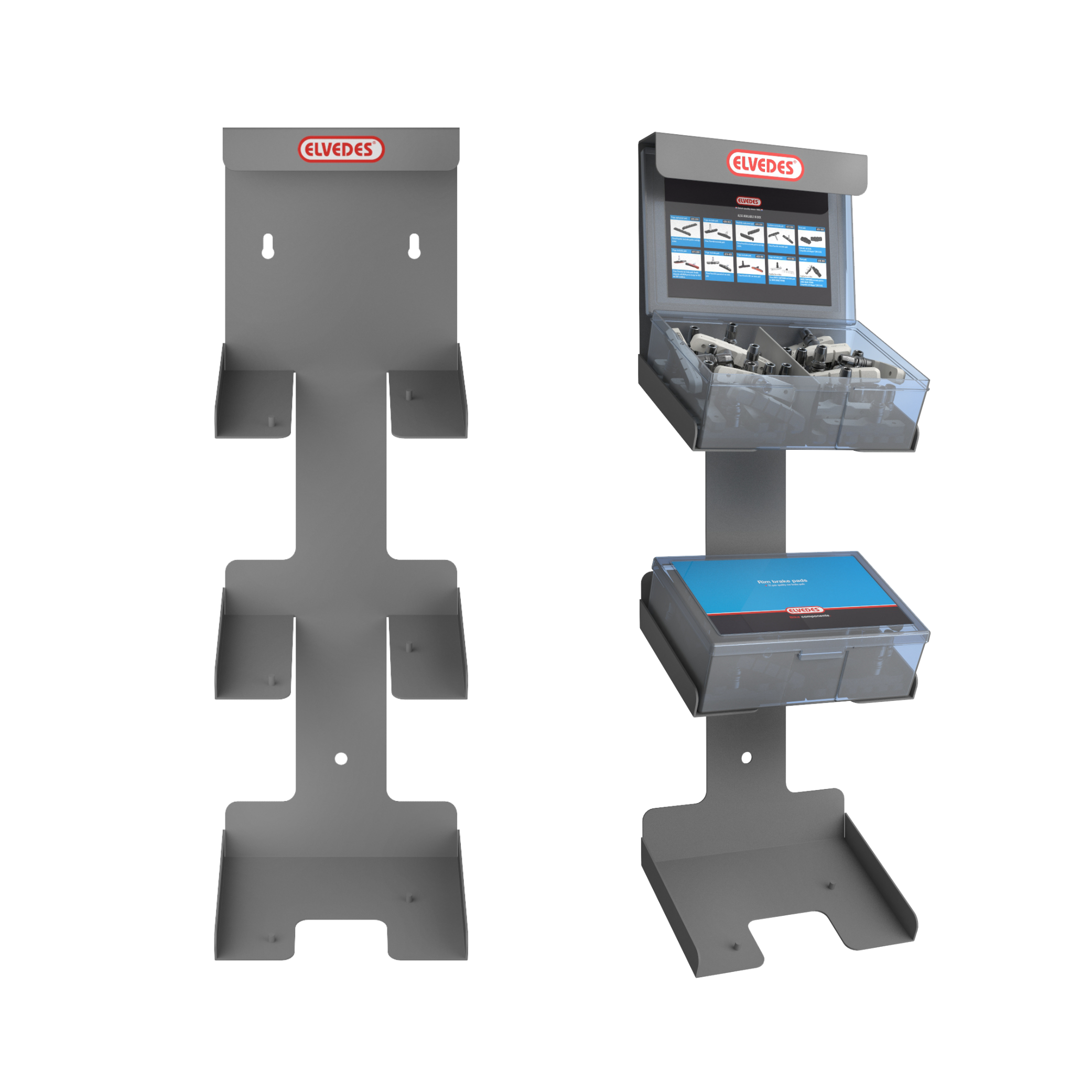 Elvedes Caddy brake pad display