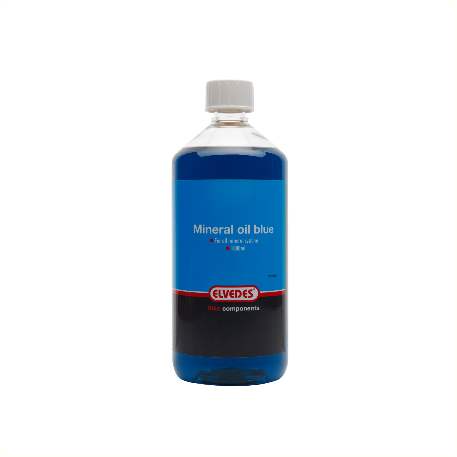 Elvedes mineral oil for all mineral braking systems. Bottle 1000ml, color blue