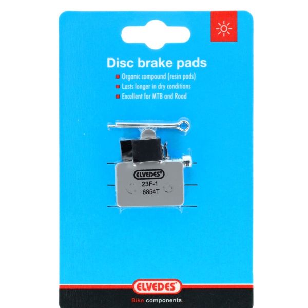 1 pair of super soft disc brake pads for Shimano, Tektro