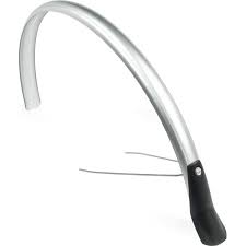 Eurofender Rear Fender Snello 28 Inch Silver