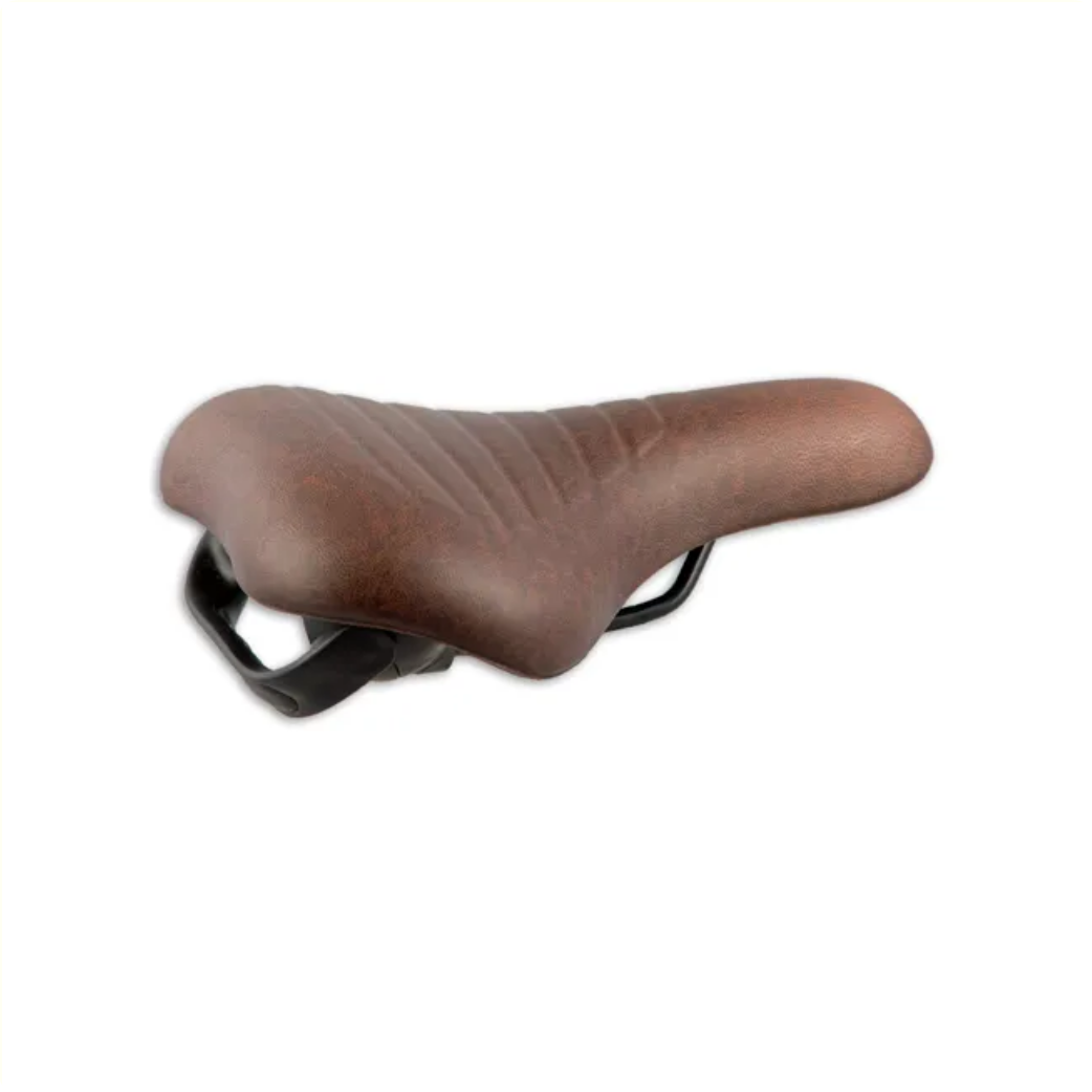 Abi saddle E-Grip, with dark brown handle
