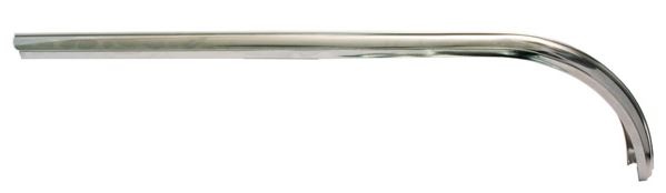 Stainless steel decorative strip for lacquer cloth chain guard