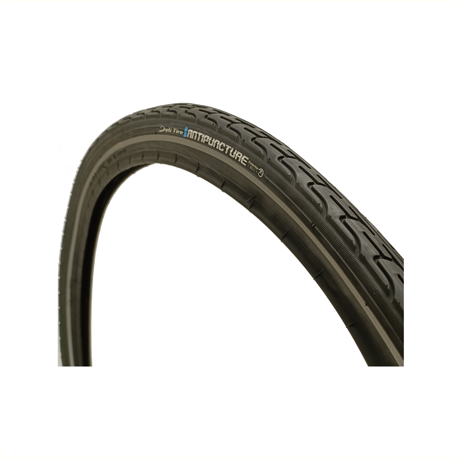 Deli outer tire, black reflection, 28x1½  ETRTO 40-635, 1mm anti-puncture