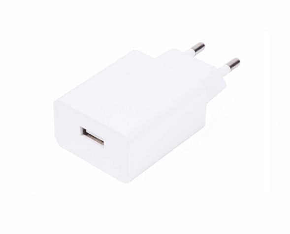 USB charger 2A white (hanging packaging)