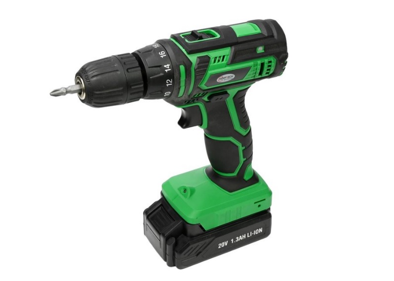 Höfftech Cordless drill 20V 1.3 Ampere Li-ion
