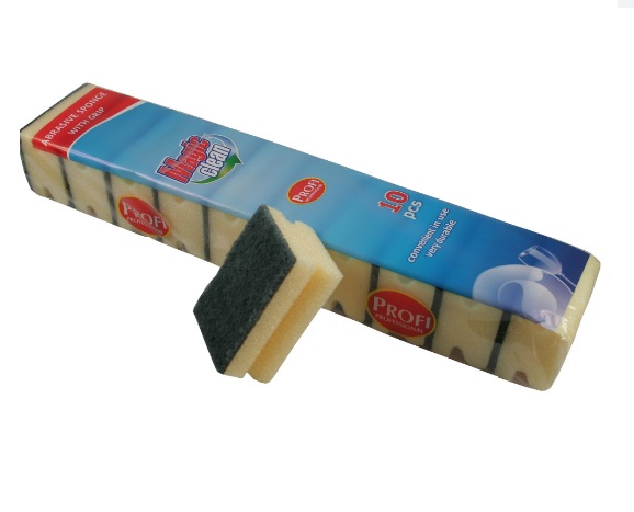 Scouring sponge assorted colour, 20 pieces