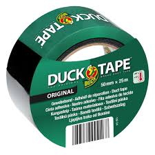 Duck Tape repair 50mm x 25m. black