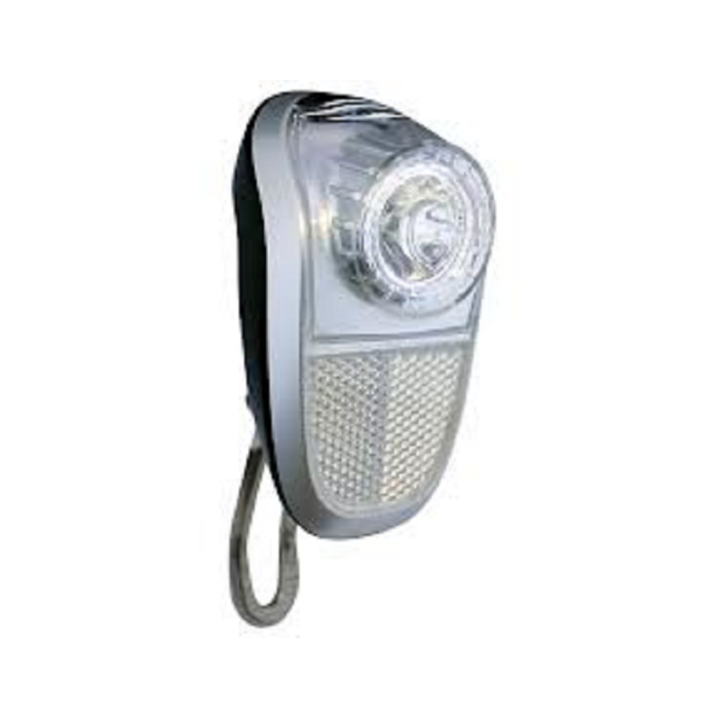 Union LED Headlight Mobile silver/black Hub dynamo