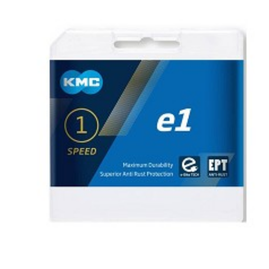 KMC chain E1 EPT narrow 1/2x3/32, anti-rust, single speed