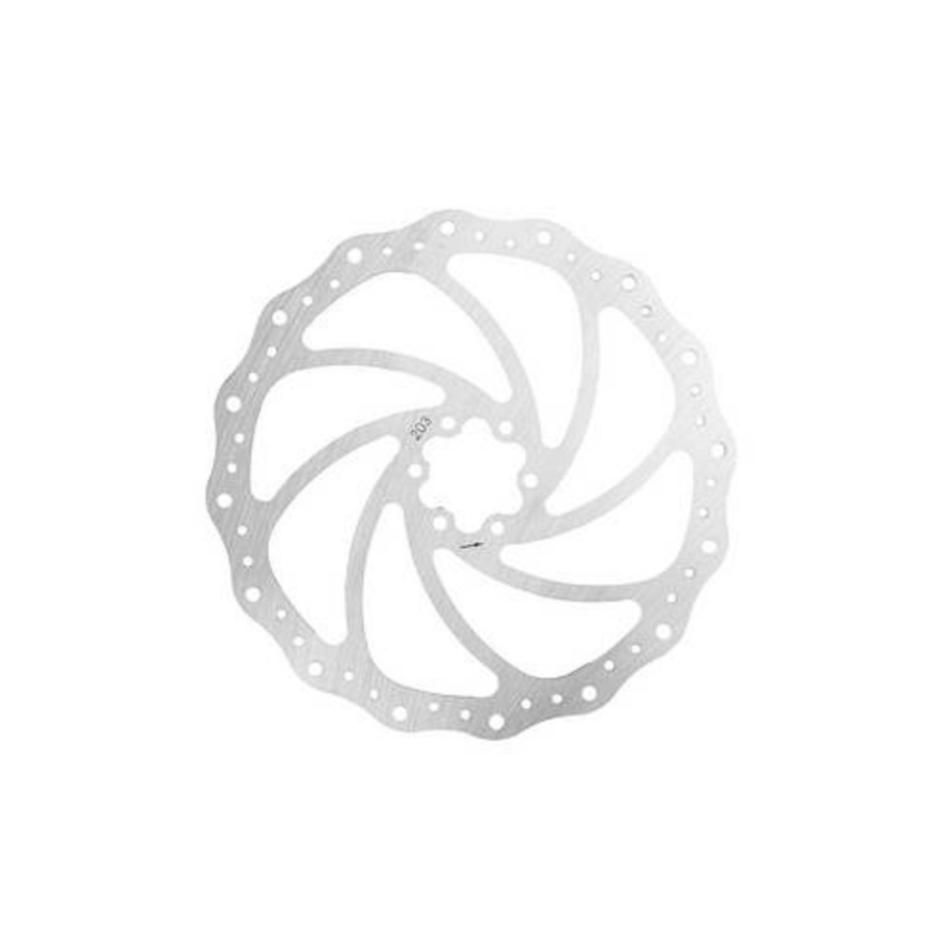 Brake disc stainless steel 203mm. including 6 brake disc bolts