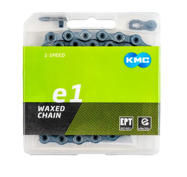 KMC chain E1 EPT narrow 1/2x3/32, anti-rust, 110 L single speed