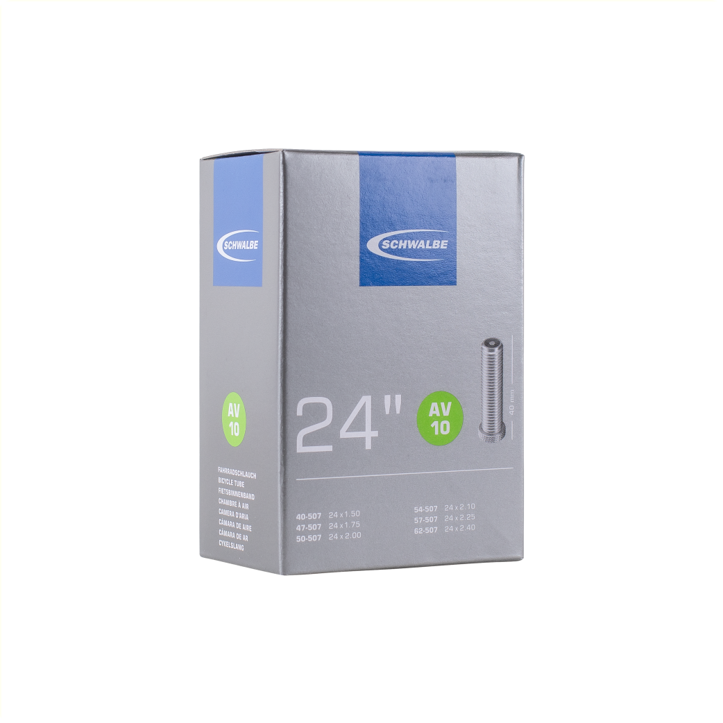 Schwalbe Inner Tube 24x1.50-2.50 ETRTO 40/62-507, Schräder/car AV10
