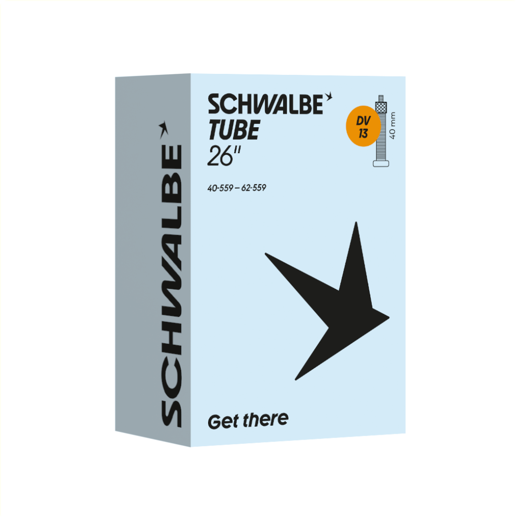 Schwalbe inner tube 26x1.50-2.50 ETRTO 40/62-559, Dunlop Blitz/Holland DV13 40mm
