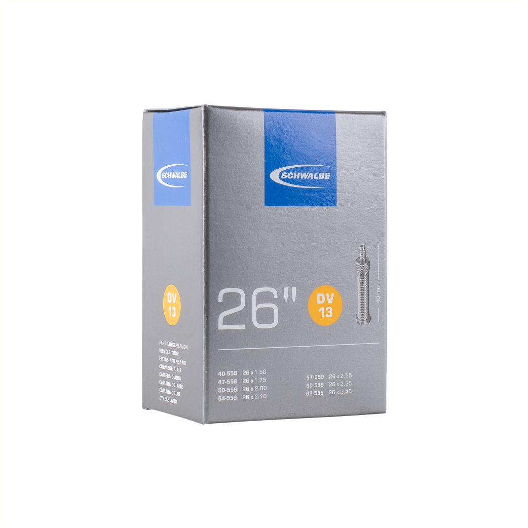 Schwalbe inner tube 26x1.50-2.50 ETRTO 40/62-559, Dunlop Blitz/Holland DV13 40mm