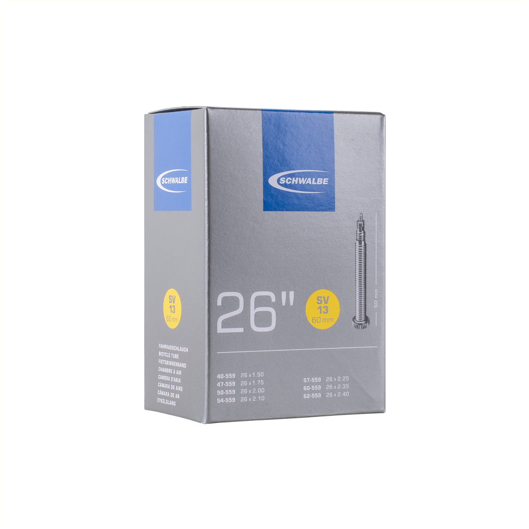 Schwalbe Inner Tube 26x1.50-2.50 ETRTO 40/62-599 EK, Presta/French SV13 60mm