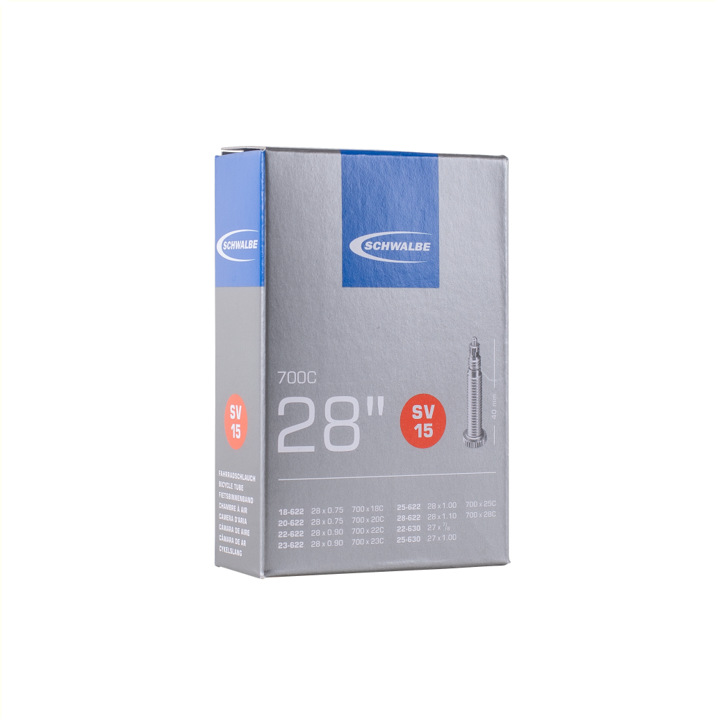 Schwalbe inner tube 28x3/4-1.10, ETRTO 18/28-622, Presta/French SV15 40mm
