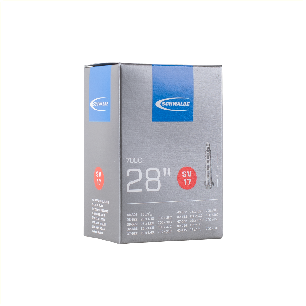 Schwalbe inner tube 28x1 5/8x1 3/8, ETRTO 47-622/635, Presta/French SV17 40mm