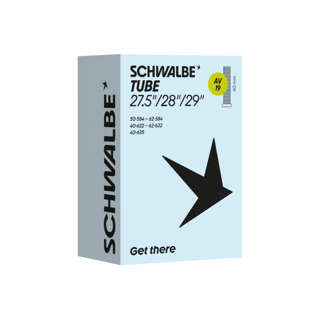 Schwalbe inner tube 28x1.50-2.35, ETRTO 40/60-622/635, Schräder/car 40mml AV19