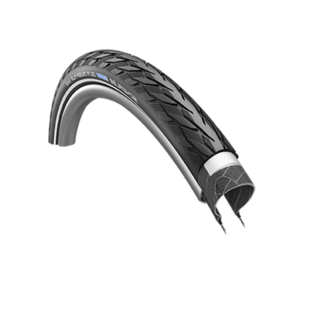 Schwalbe Delta Cruiser plus (Puncture guard), Black with reflection, 24x1 3/8 ETRTO 37-540