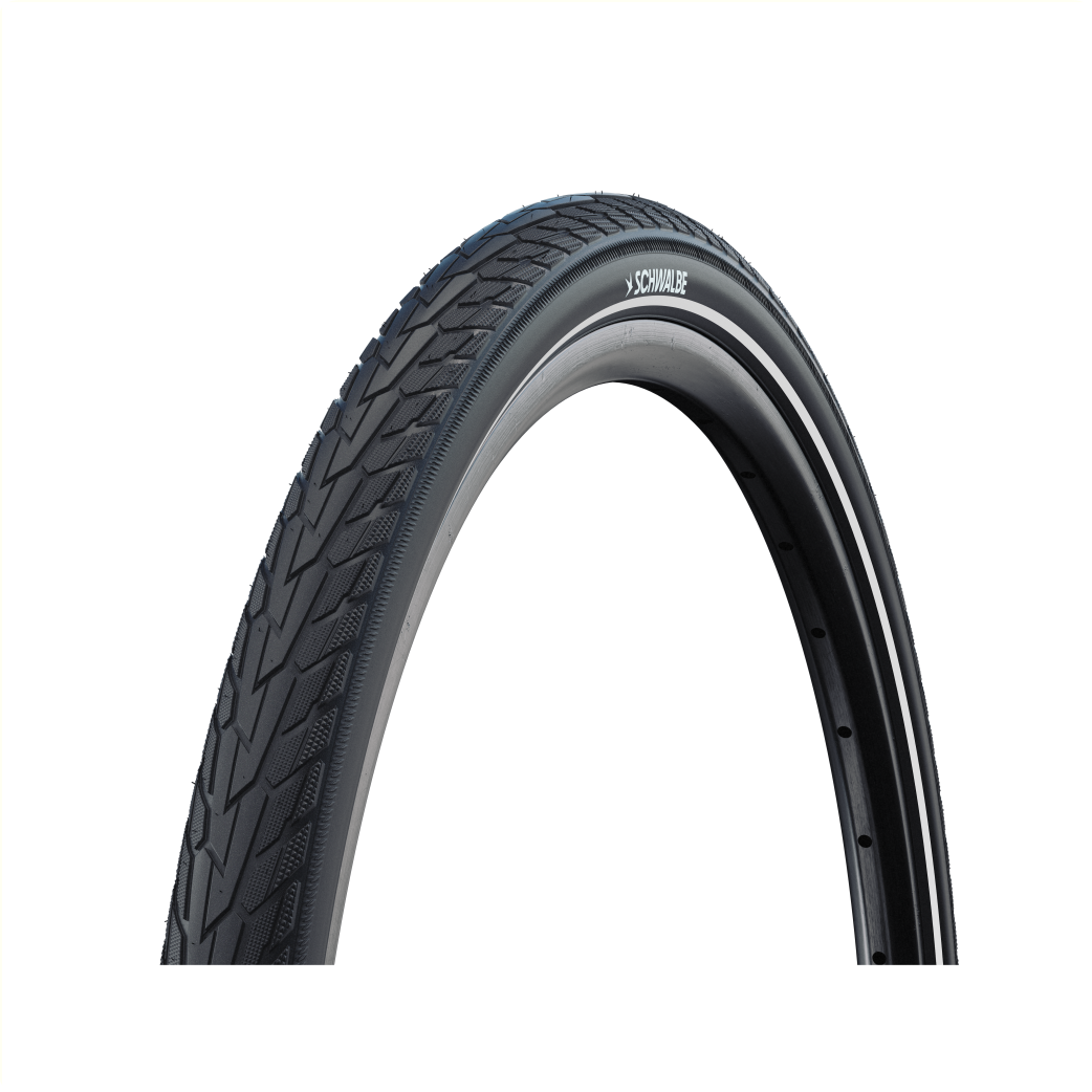 Schwalbe Road Cruiser (K-guard), Black with reflection, 28x1.60 ETRTO 42-622