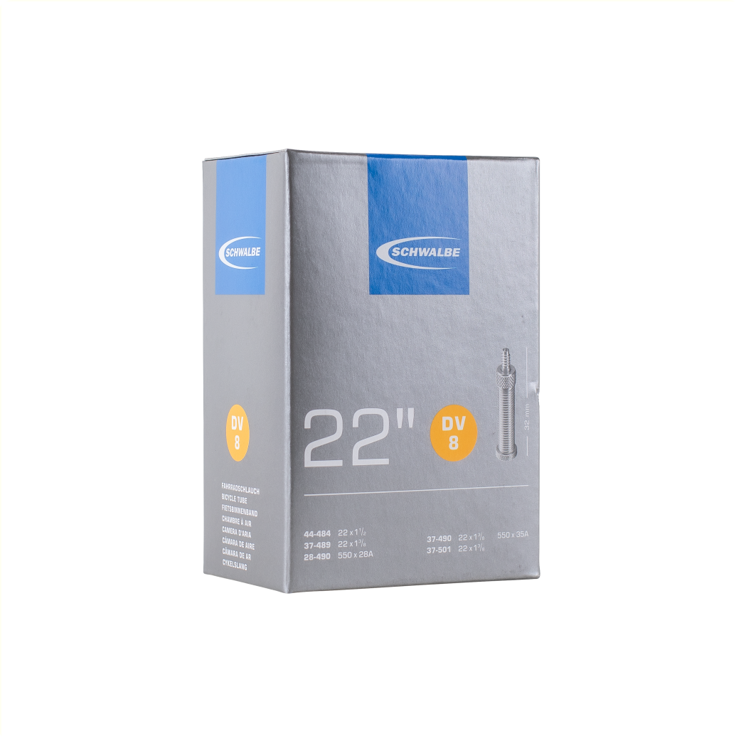 Schwalbe Inner Tube 22x1 3/8 ETRTO 28/37-489-501, Dunlop Blitz/Holland DV8