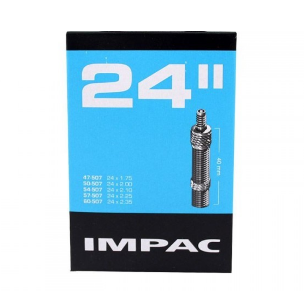 Impac Inner Tube (by Schwalbe) DV24 24x1.75/2.35 ETRTO 47/60-507, Valve: Dunlop Blitz/Holland 40mm