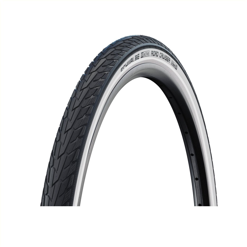 Schwalbe Road Cruiser (K-guard), Black/cream without reflection, 28x1.75, ETRTO 47-622