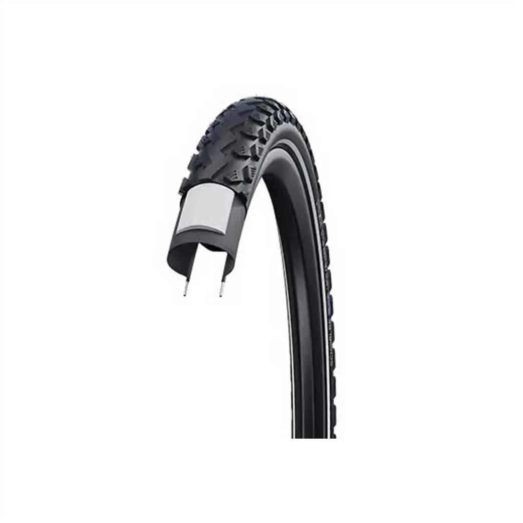 Schwalbe Land Cruiser Plus (3mm Puncture-guard), Black with reflection, 28x2.00, ETRTO 50-622 All weather profile,4 season tyre