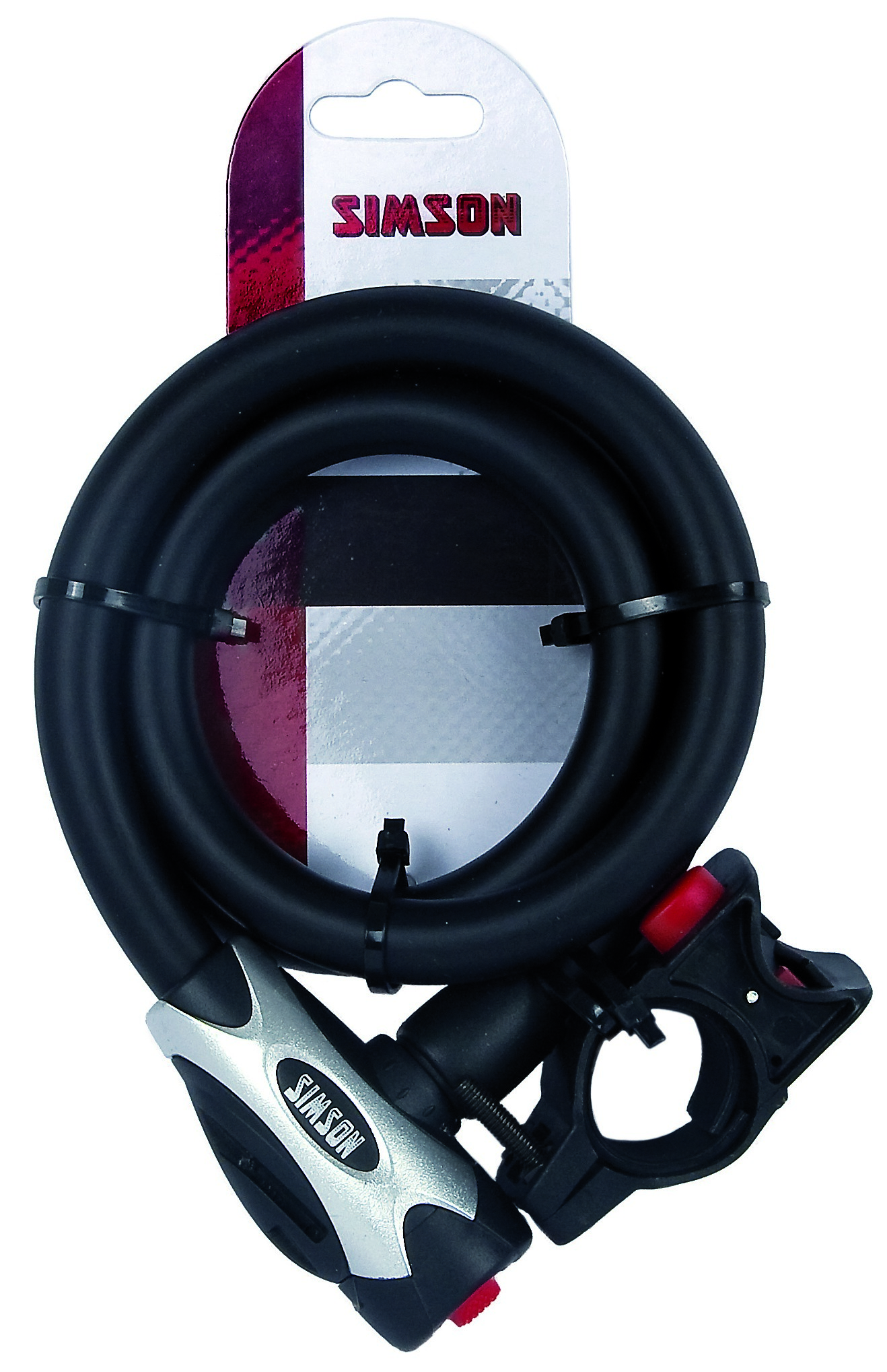 Simson Spiral cable lock ''Execellent'', size L, 15 mmx100cm