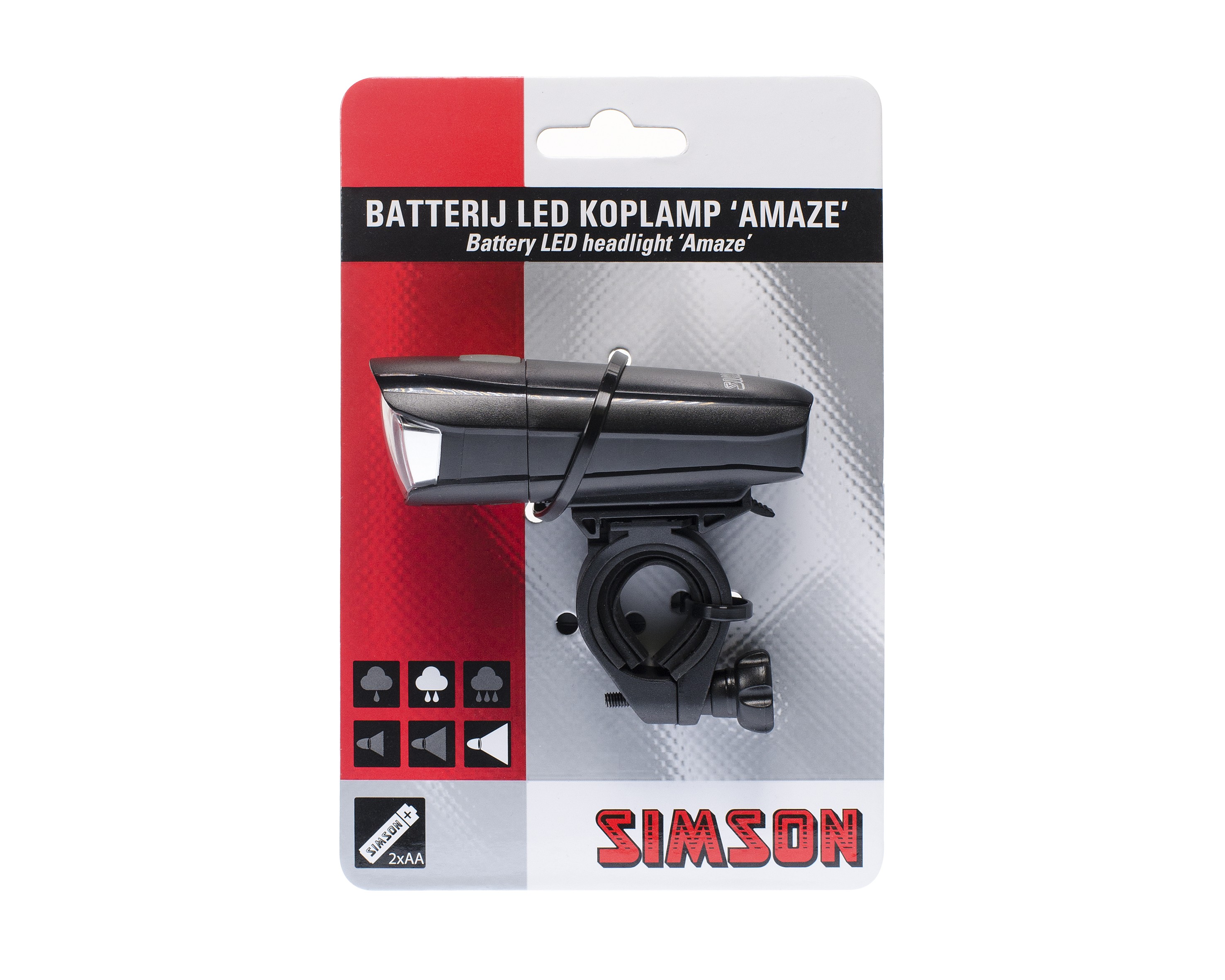 Simson LED Battery headlight 'Amaze'