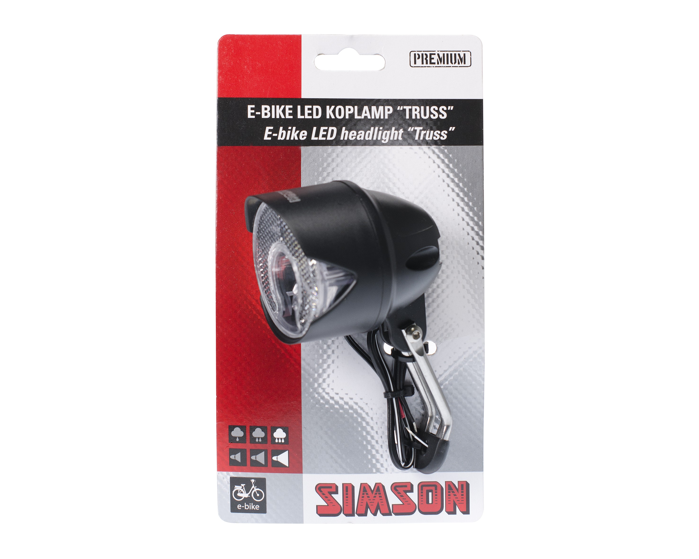 Simson E-bike Front fork headlight ''Truss''