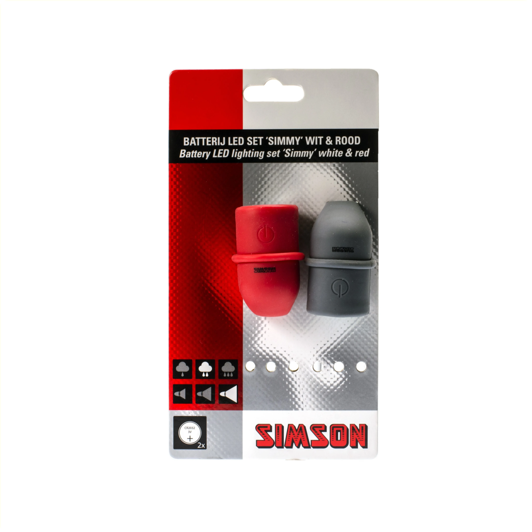 Simson Battery LED set ''Simmy'', 3 LEDs, 29 LUX/13.5 LUX