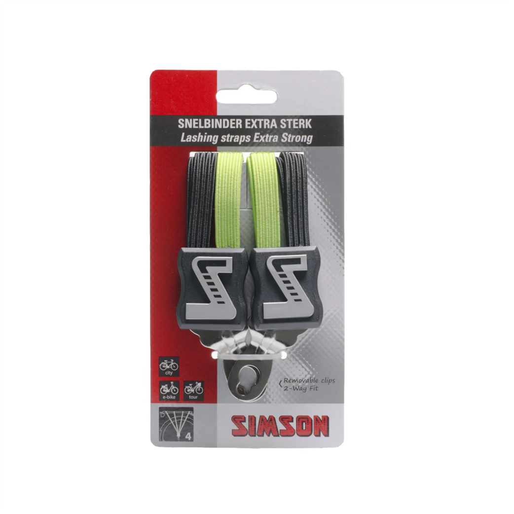 Simson Snelbinder Extra Strong, 4 binders, black-green